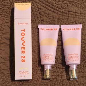 Tower 28 SunnyDays SPF 30 Tinted Sunscreen - 13 La Ciegna (2 Bottles, 1 Box)